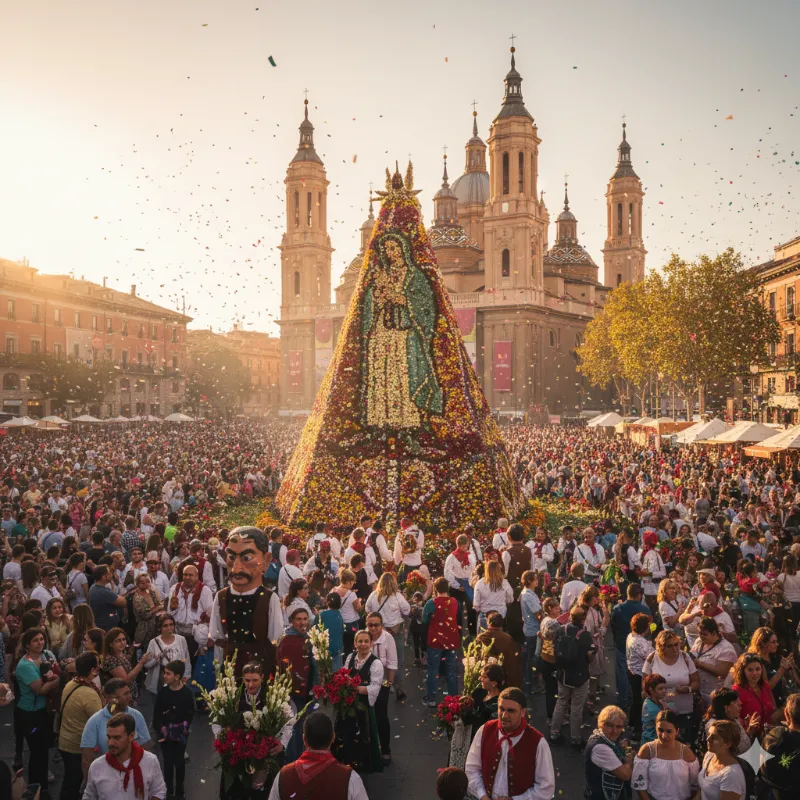 Zaragoza se prepara para las Fiestas del Pilar 2025
